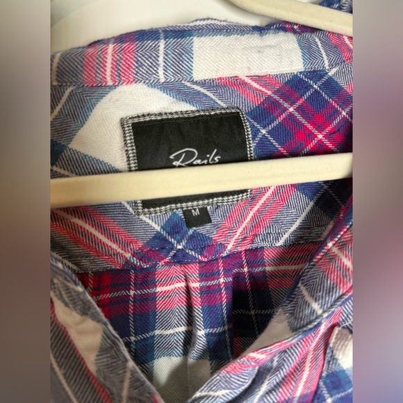 Rails Hunter plaid button-down shirt Med - Picture 2 of 4